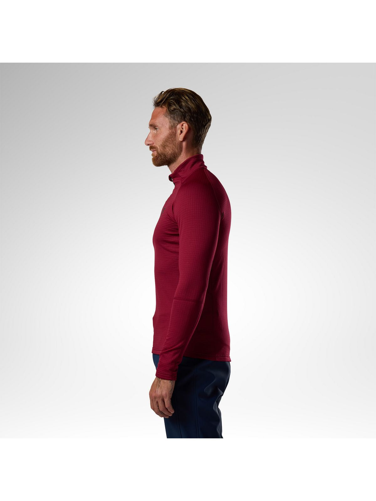 Bluza męska ROSSIGNOL Blackside Fleece Hz bordowa