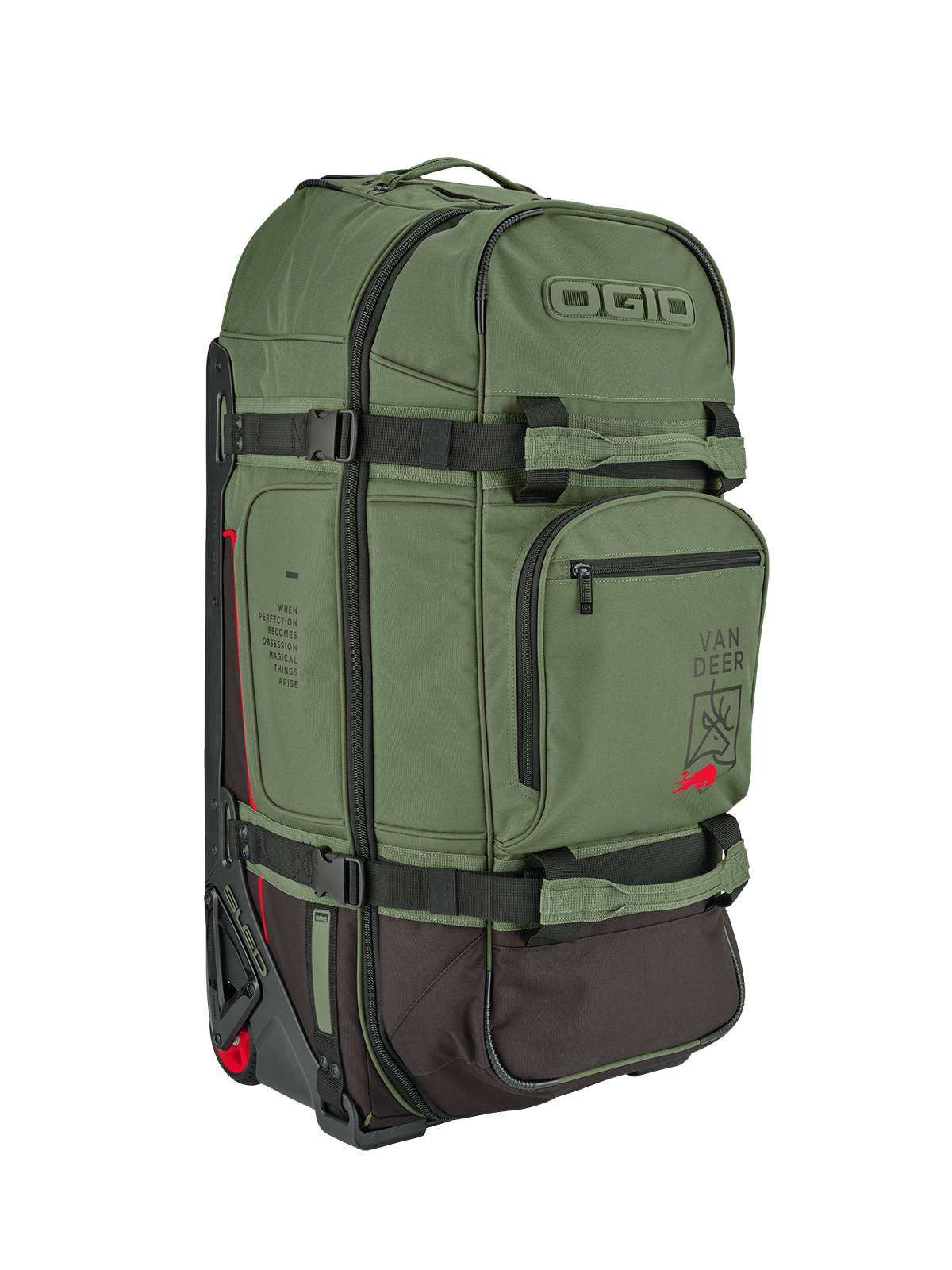 Torba podróżna VAN DEER RIG 9800 123l kolor zielony