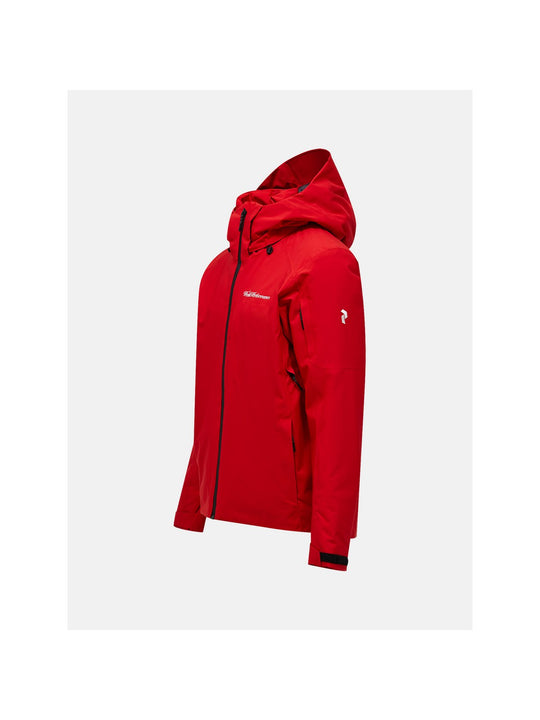 Kurtka narciarska męska PEAK PERFORMANCE 40Y Maroon HIPE 2L Insulated Shell Jacket czerwona
