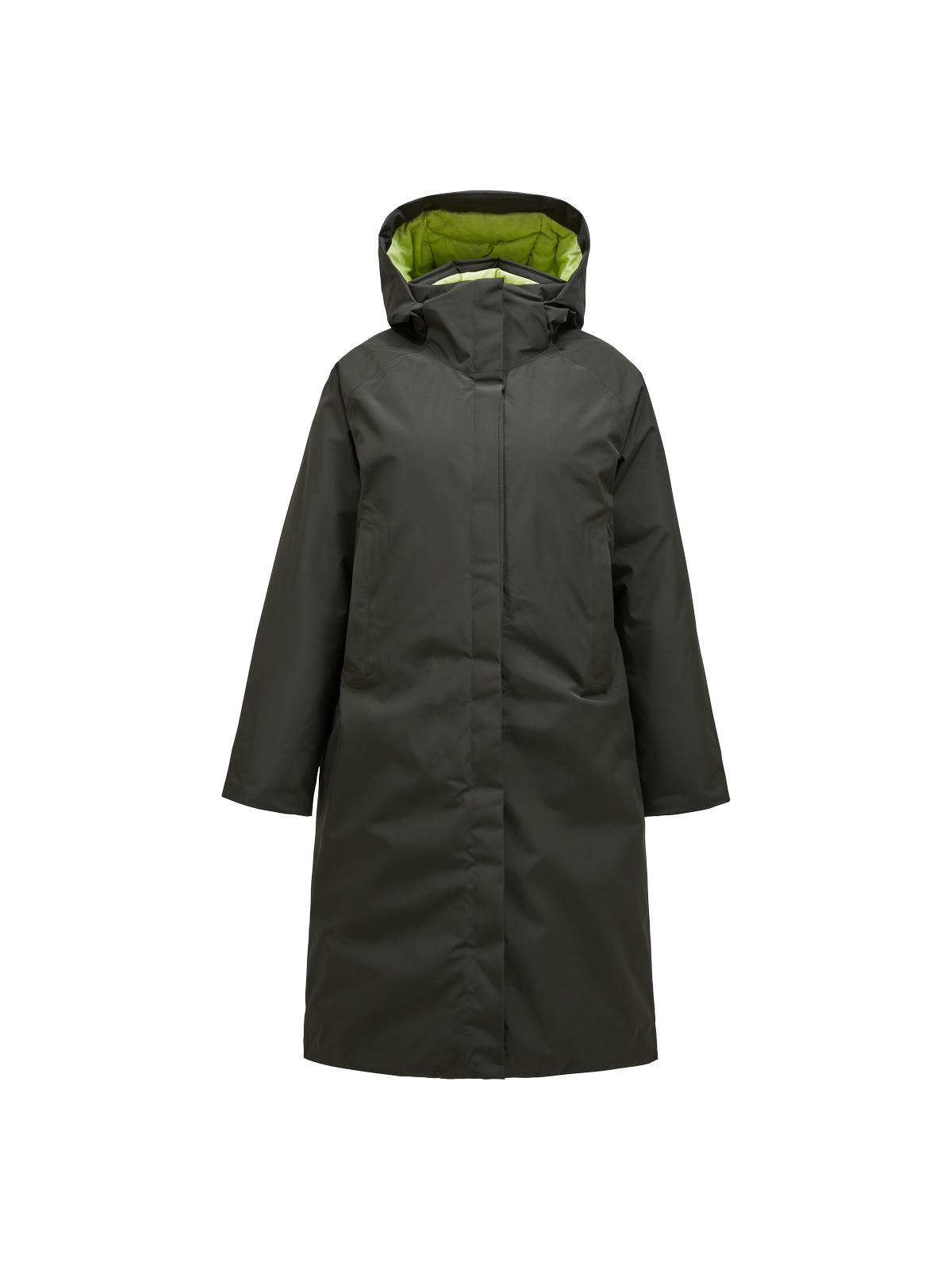 Płaszcz PEAK PERFORMANCE W Treeline Down Coat zielony