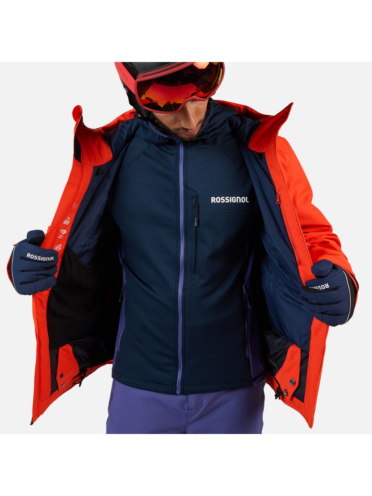 Kurtka męska ROSSIGNOL Rochrun Insulated Jkt złota