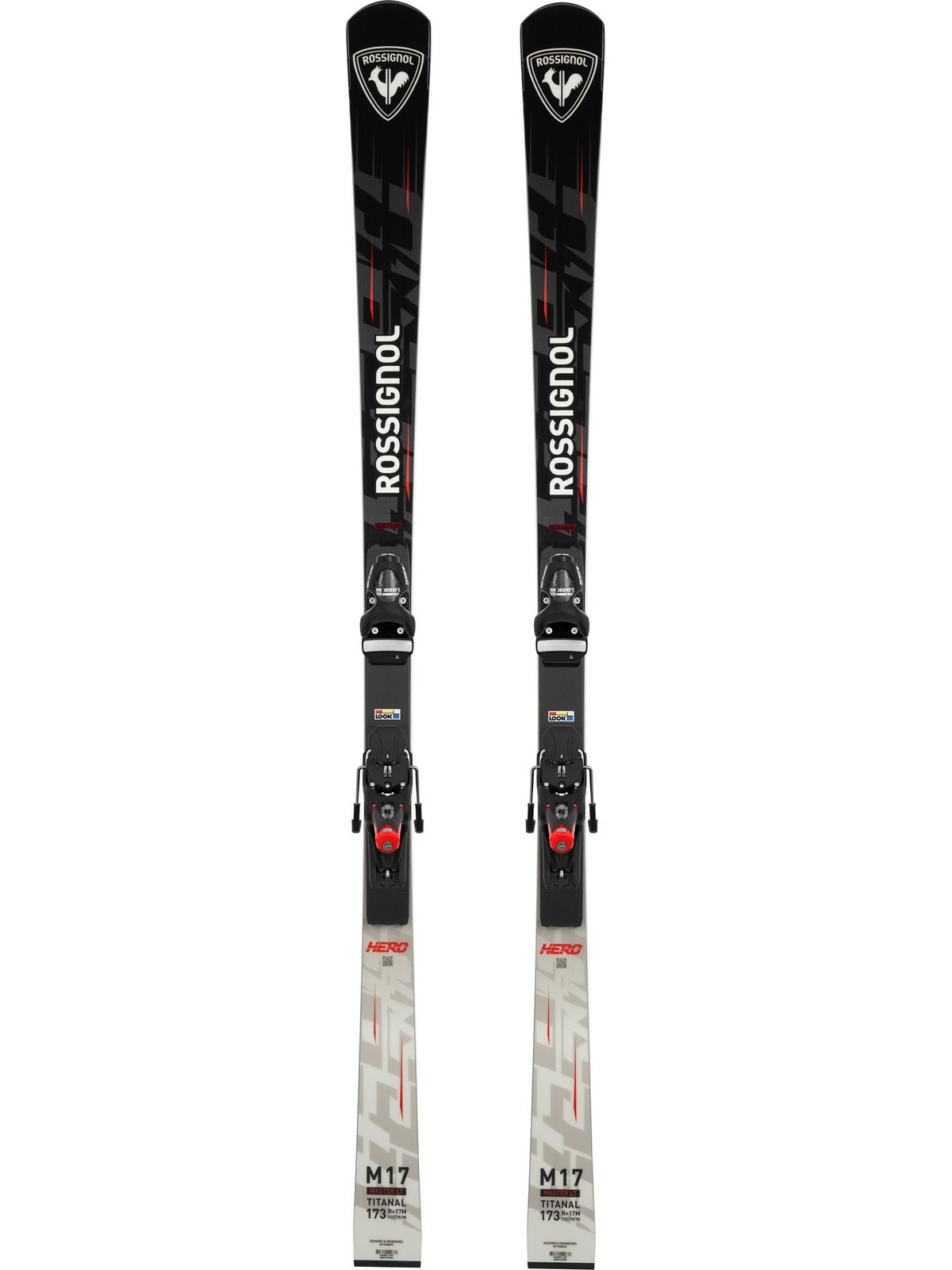 Narty ROSSIGNOL HERO MASTER LT R22 + wiązania LOOK SPX15 Rockerace