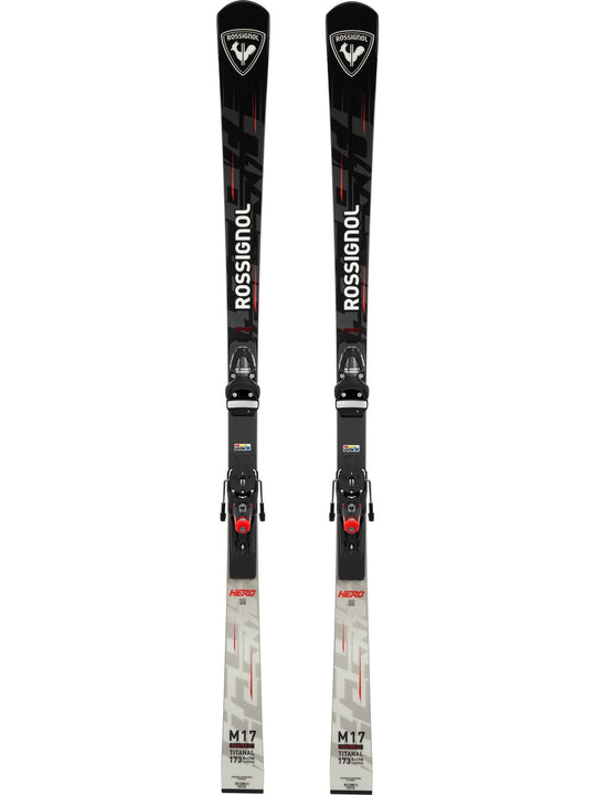 Narty ROSSIGNOL HERO MASTER LT R22 + wiązania LOOK SPX15 Rockerace
