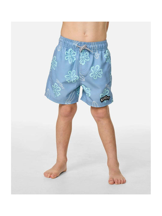 Boardshorty chłopięce RIP CURL Ride The Wave Volley - Boy niebieskie
