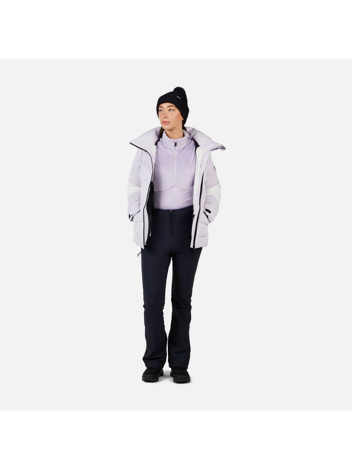 Bluza damska ROSSIGNOL W DIRETTA HZ FLEECE szara