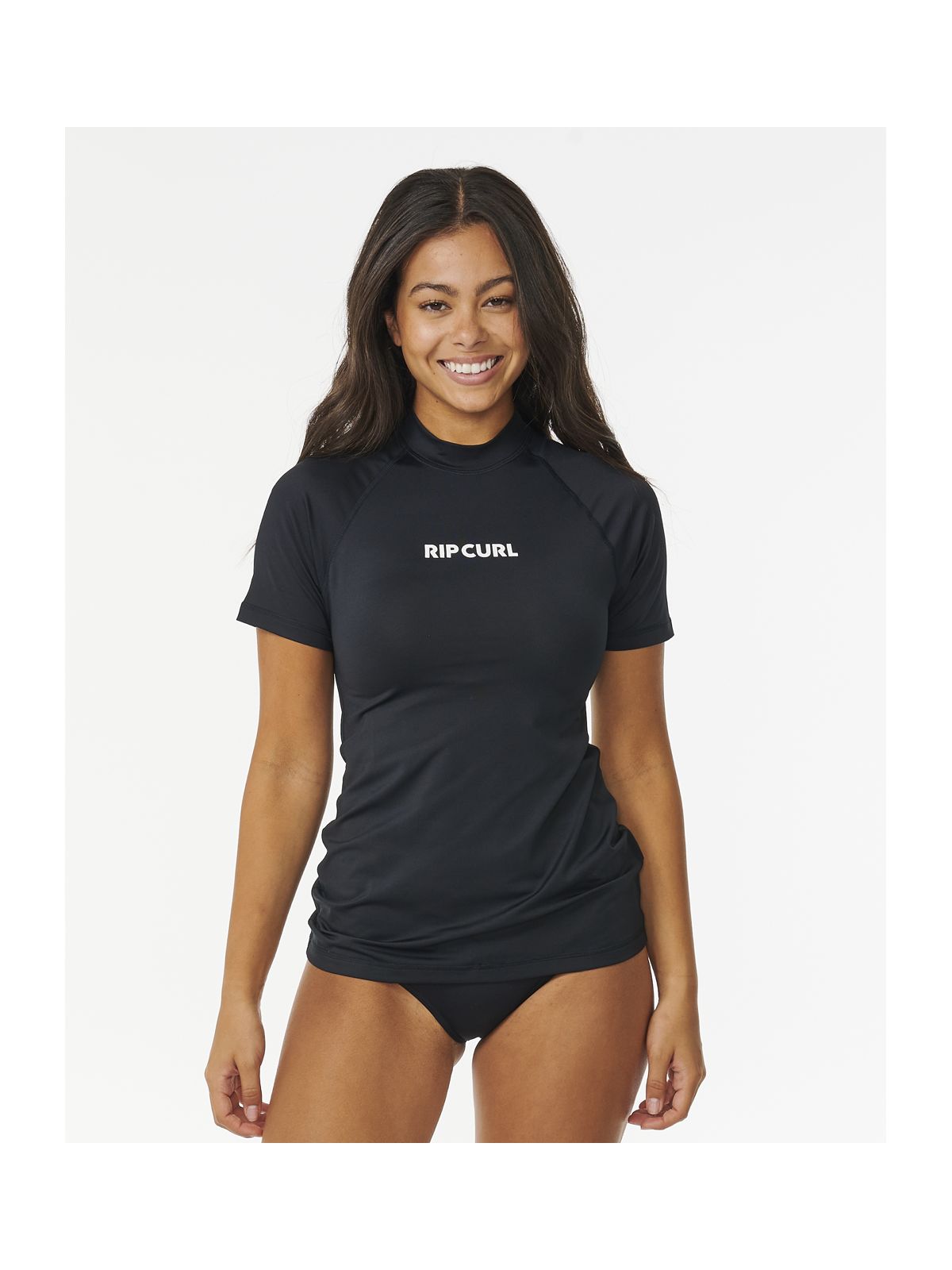 Lycra RIP CURL Classic Surf Ss Upf Rashguard czarny