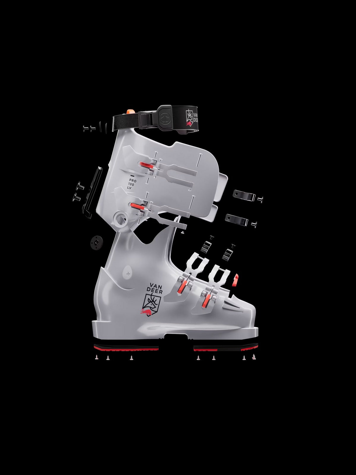Buty narciarskie VAN DEER Pro 110 kolor szary
