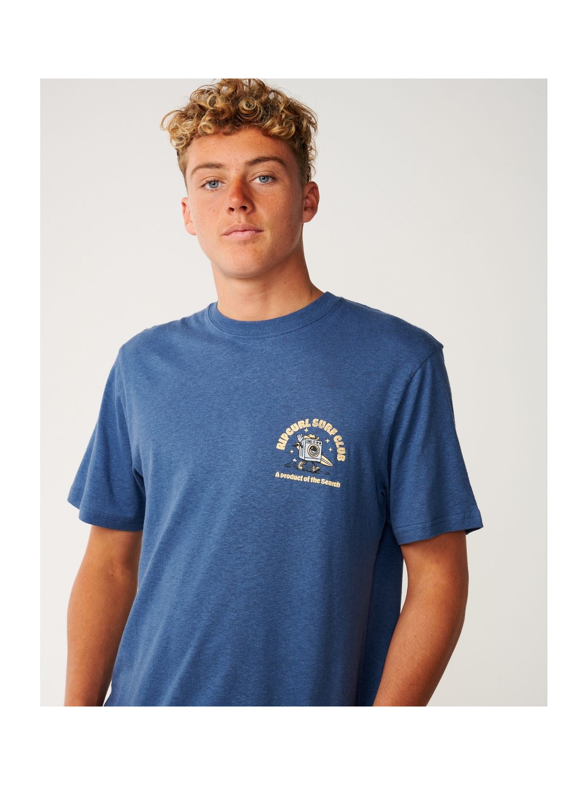 Koszulka męska RIP CURL Shaper Address Tee Update granatowa