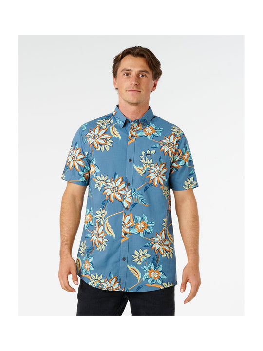 Koszula męska RIP CURL Sessions S/S Shirt niebieska
