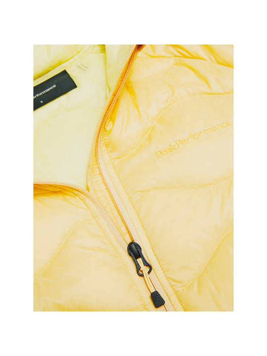 Kurtka damska PEAK PERFORMANCE Helium Down Jacket żółta
