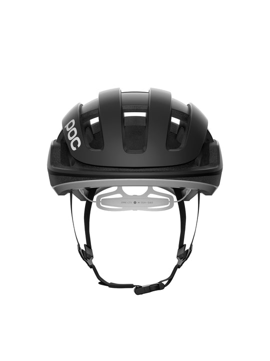 Kask rowerowy POC Omne Lite czarno biały

