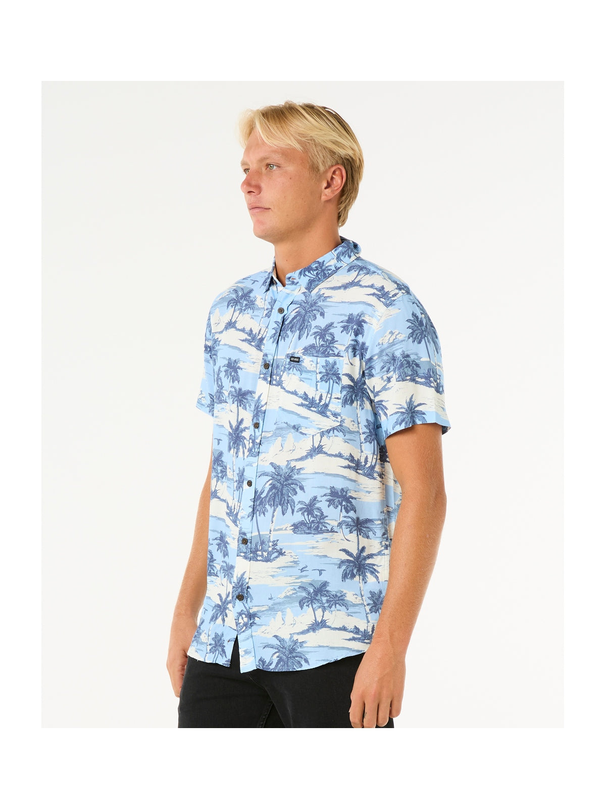 Koszula męska RIP CURL Dreamer Barrel Killa S/S Shirt palmy