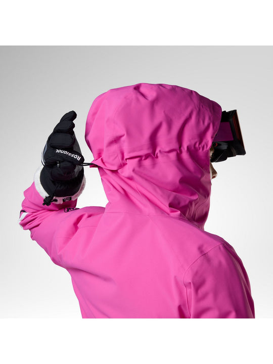 Kurtka narciarska damska ROSSIGNOL W Strawpile Insulated Ski Jkt różowa
