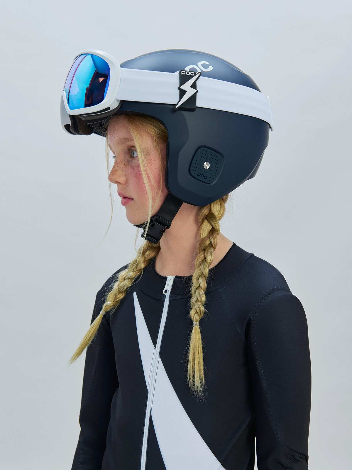 Kask narciarski dla dzieci POC Skull Dura Jr granatowy