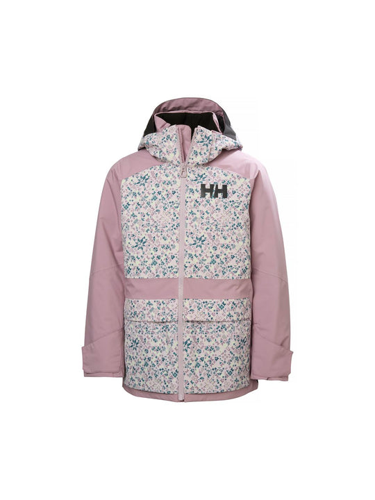 Kurtka narciarska dziewczęca HELLY HANSEN JR GIRL STELLAR JACKET 2.0 fioletowa
