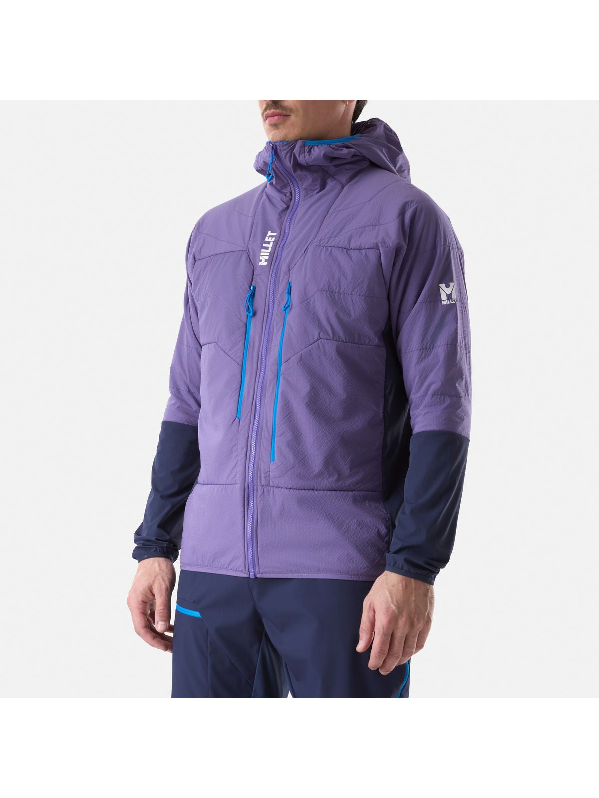 Kurtka męska MILLET M M White Alpha Hoodie M fioletowa