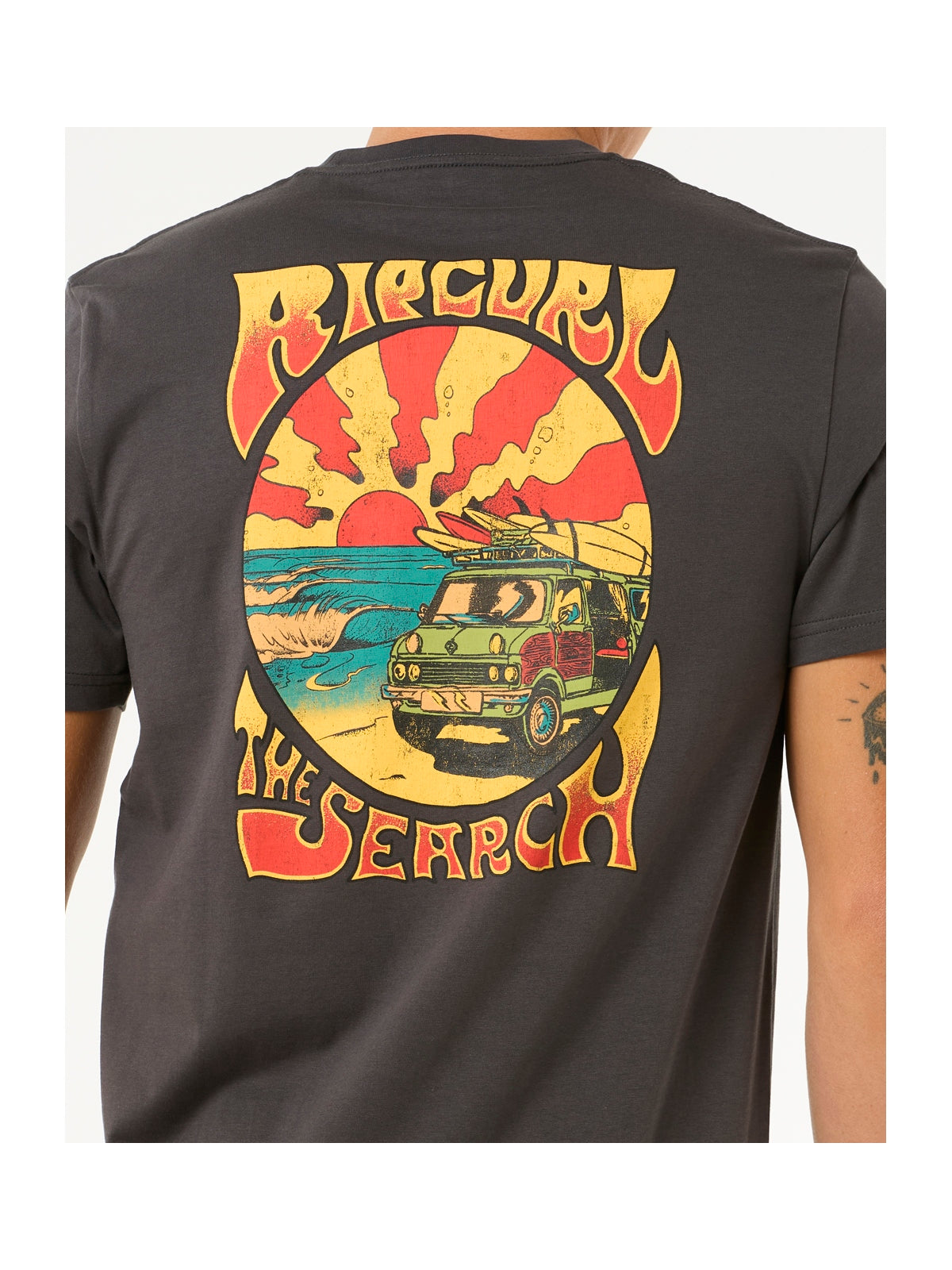 Koszulka męska RIP CURL Keep On Trucking Tee czarna