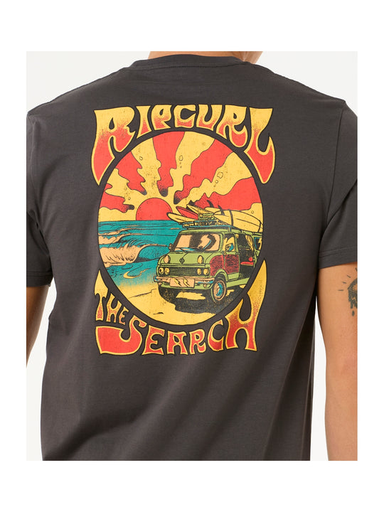 Koszulka męska RIP CURL Keep On Trucking Tee czarna
