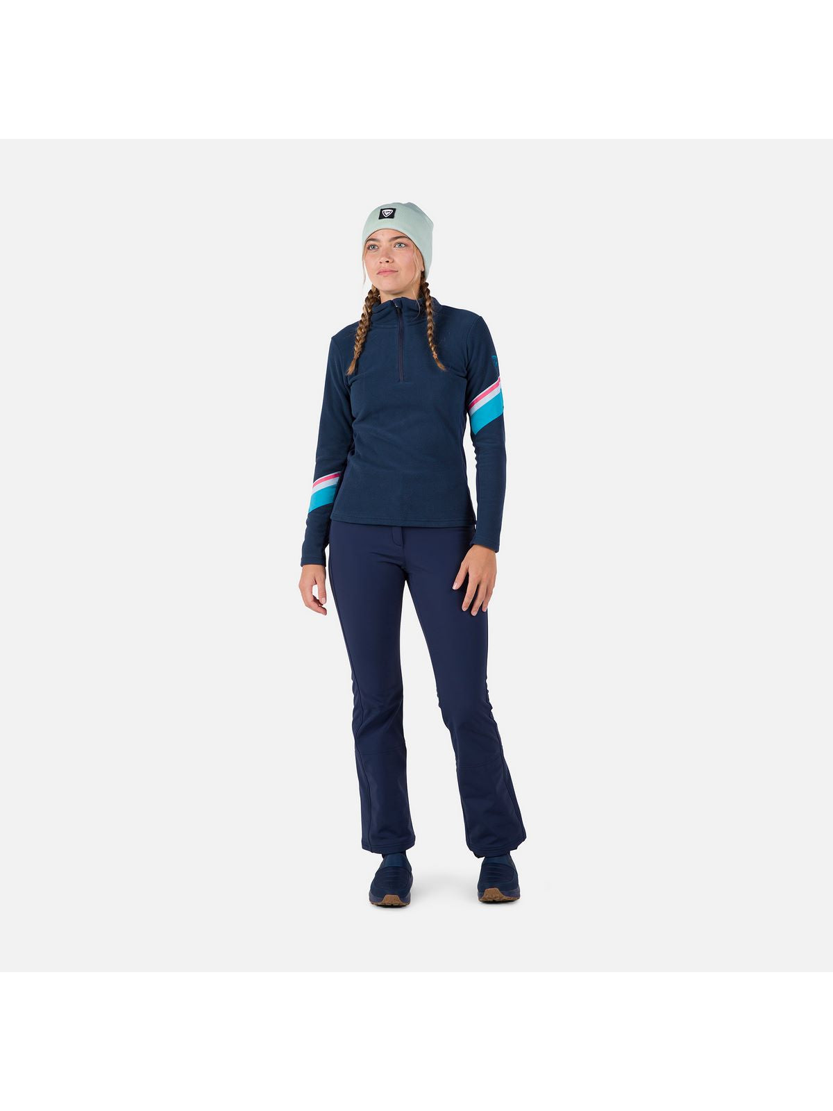 Bluza damska ROSSIGNOL W Strawpile Fleece Hz granatowy