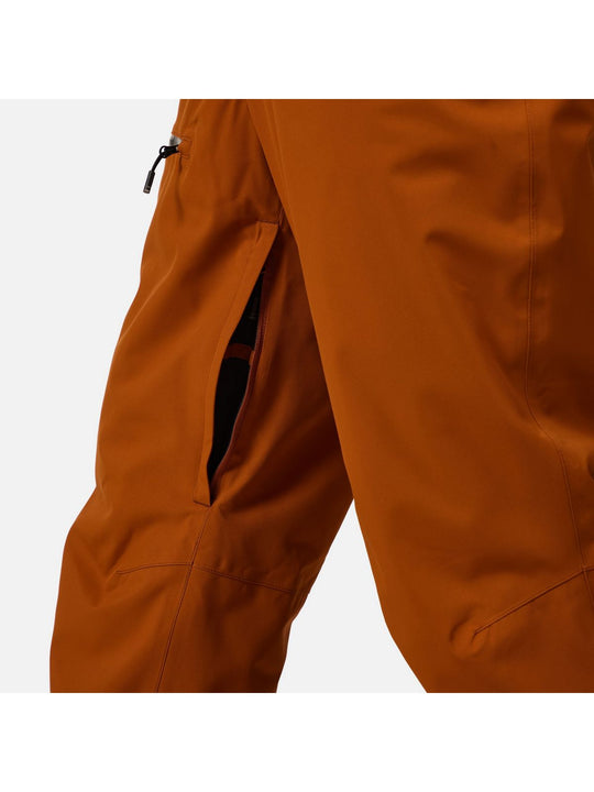 Spodnie narciarskie męskie ROSSIGNOL Outerlimits Insulated Pant brązowe

