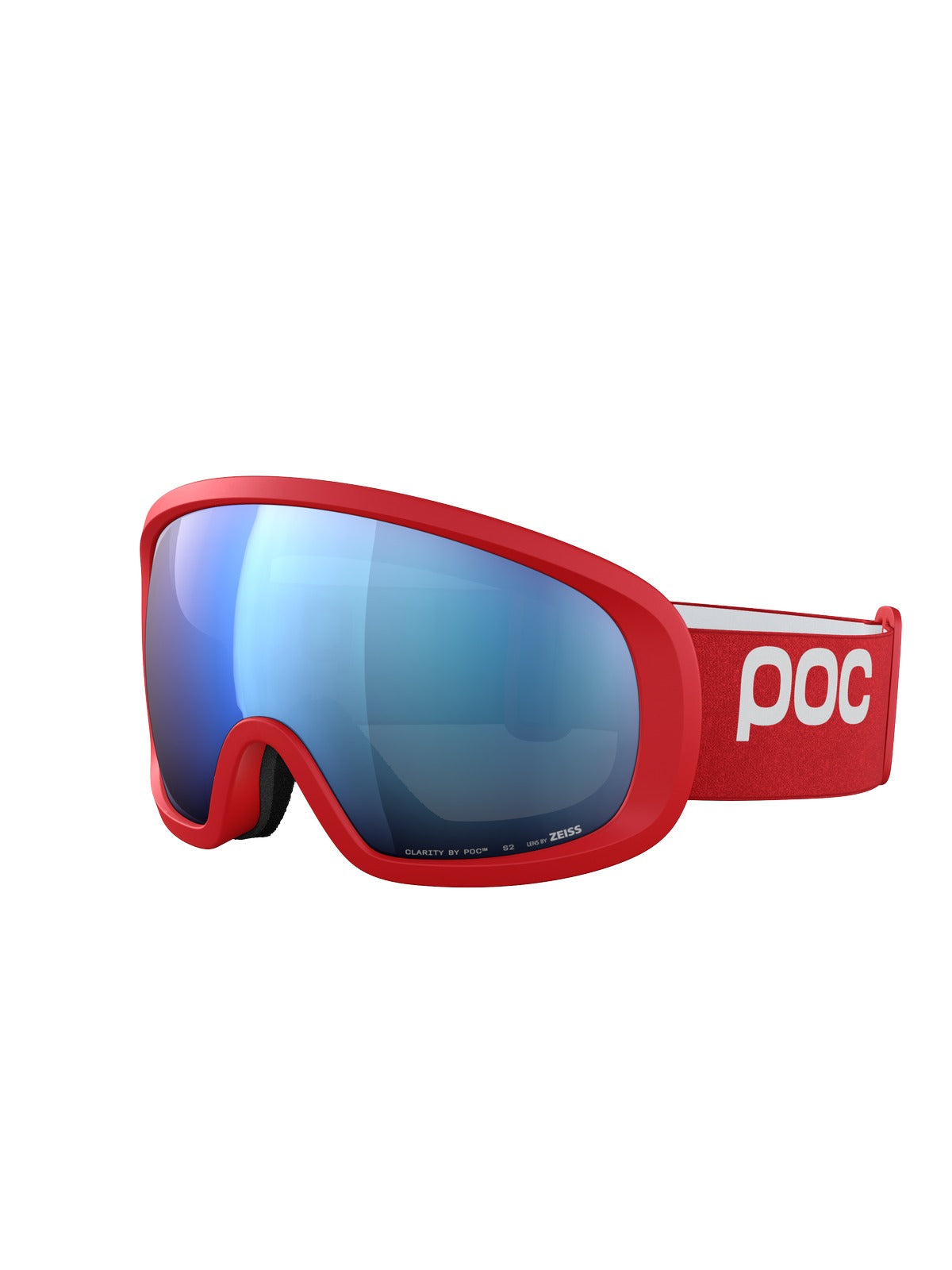 Gogle narciarskie POC Fovea Mid Wide Fit czerwony Cat 2