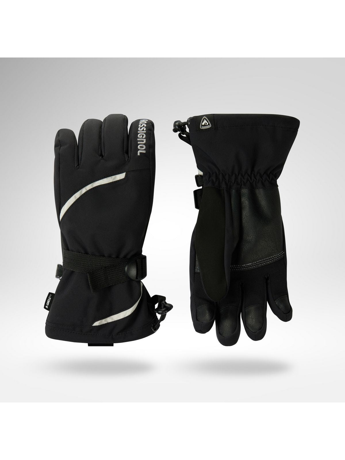 Rękawice narciarskie damskie ROSSIGNOL W Temptation Ski Gloves R-Shel czarne