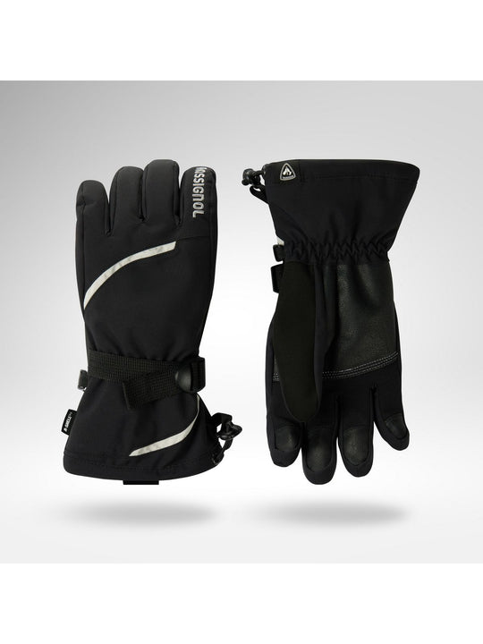 Rękawice narciarskie damskie ROSSIGNOL W Temptation Ski Gloves R-Shel czarne
