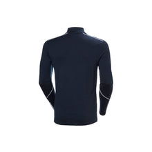 Koszulka męska HELLY HANSEN Lifa Merino Midweight 1/2 Zip kolor granatowy
