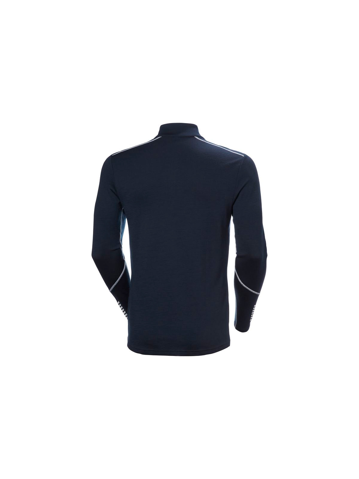 Koszulka męska HELLY HANSEN Lifa Merino Midweight 1/2 Zip kolor granatowy