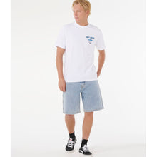 Koszulka RIP CURL Fade Out Icon Tee biały
