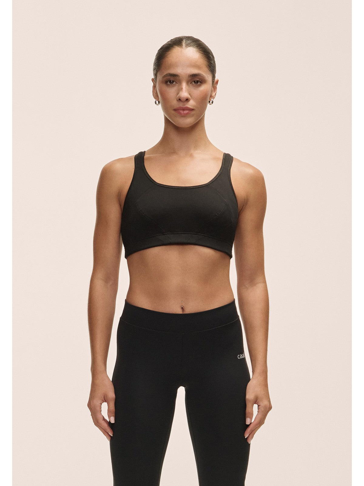 Stanik sportowy CASALL High Impact Sports Bra kolor czarny