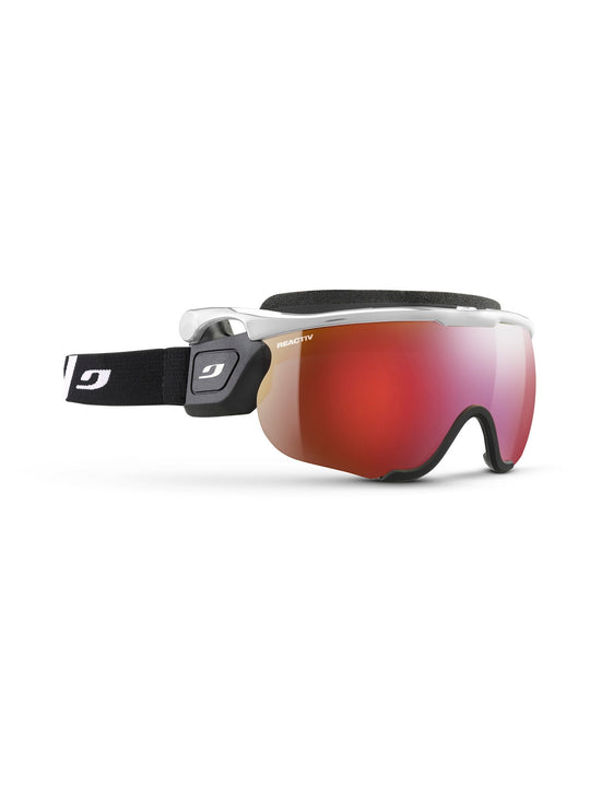 Gogle narciarskie JULBO Sniper Evo M biało czarne fotochrom hi-contrast Cat 0-4
