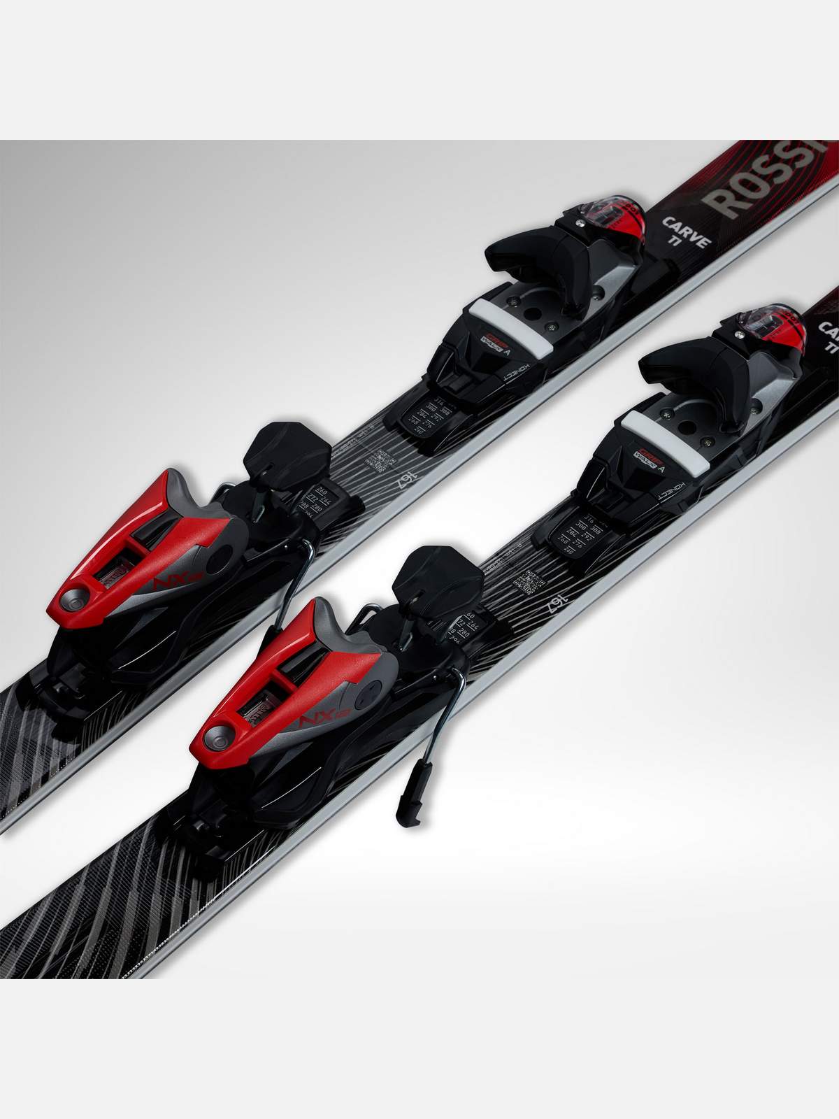 Narty ROSSIGNOL Hero Carve Ti + wiązania LOOK Nx 12 Konect Gw B80 Silver Red