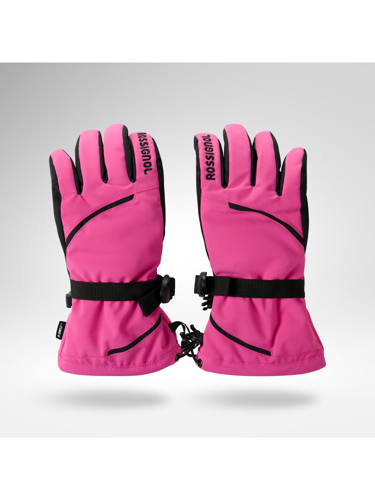 Rękawice narciarskie damskie ROSSIGNOL W Temptation Ski Gloves R-Shel różowe