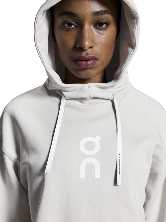 Bluza damska z kapturem ON RUNNING Club Hoodie szary
