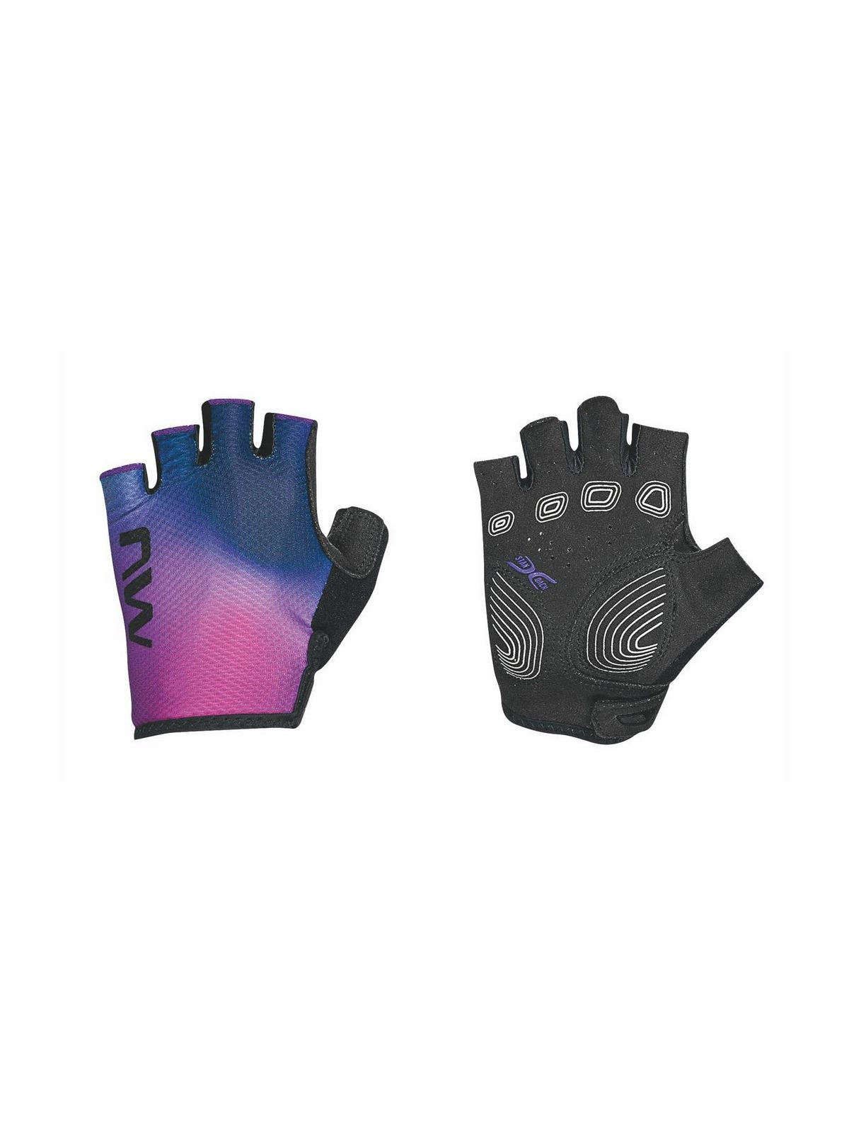 Rękawice rowerowe NORTHWAVE Active Woman Glove czarny/tęczowy