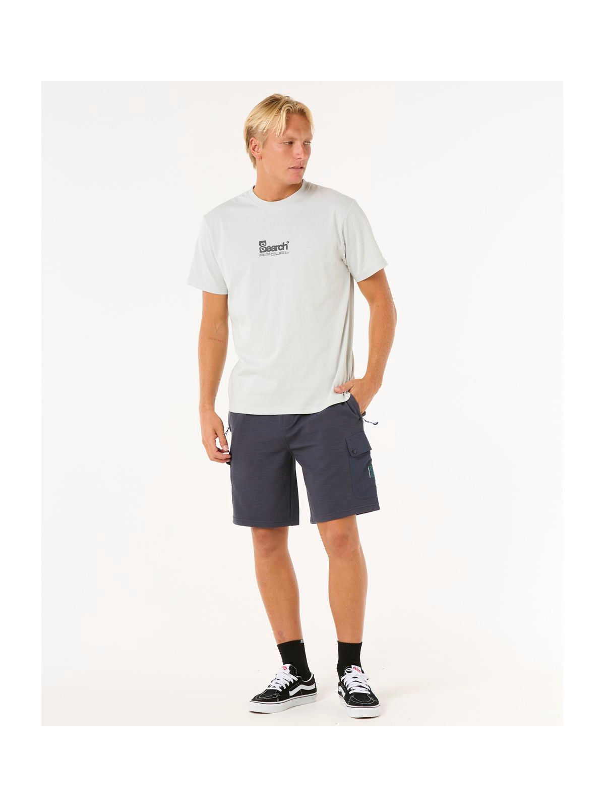 Koszulka męska RIP CURL Vaporcool Searchin Tee szara