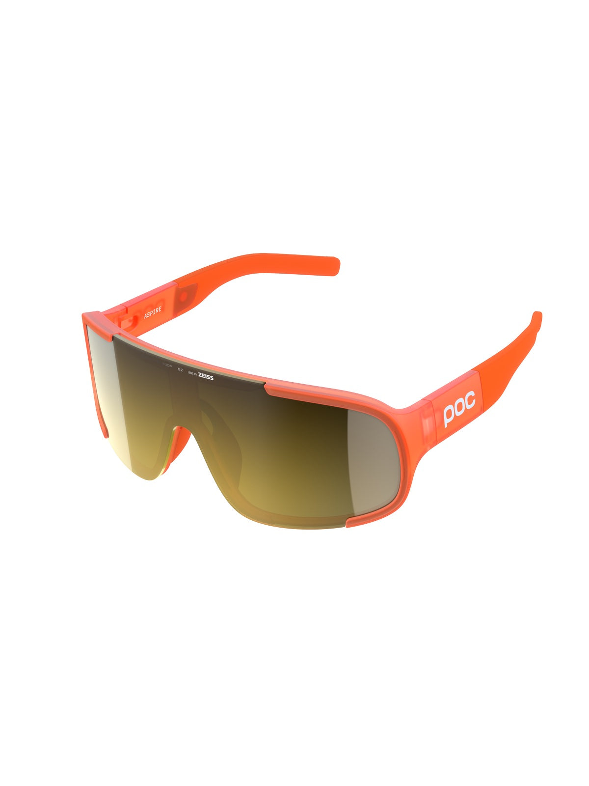 Okulary rowerowe POC Aspire Wide Fit pomarańczowy cat.2 Clarity Road/Partly Sunny Gold