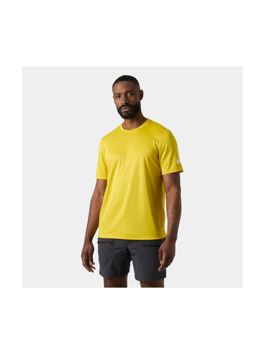 Koszulka męska HELLY HANSEN HH TECH T-SHIRT 2.0 żółta
