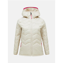 Kurtka zimowa damska Peak Performance W Elevate Liner Hood beżowy - narciarska - Adventure Sports
