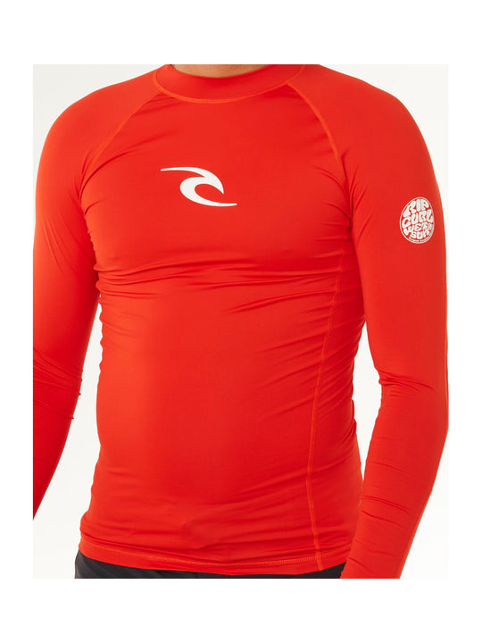 Lycra męska RIP CURL Waves Upf Perf L/S czerwona
