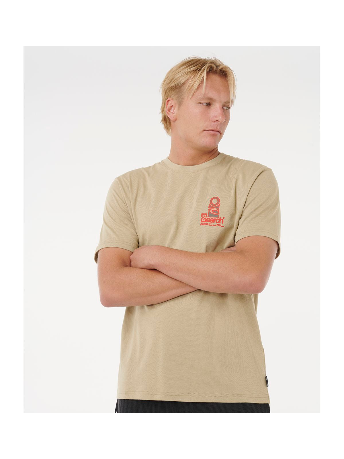 Koszulka RIP CURL VAPORCOOL SEARCH STACK TEE zielona