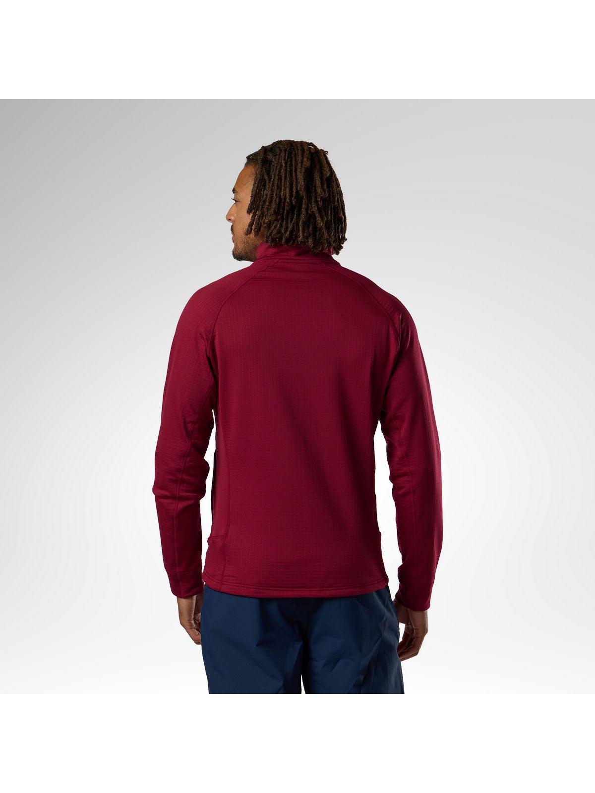 Bluza męska ROSSIGNOL Blackside Fleece Fz bordowa