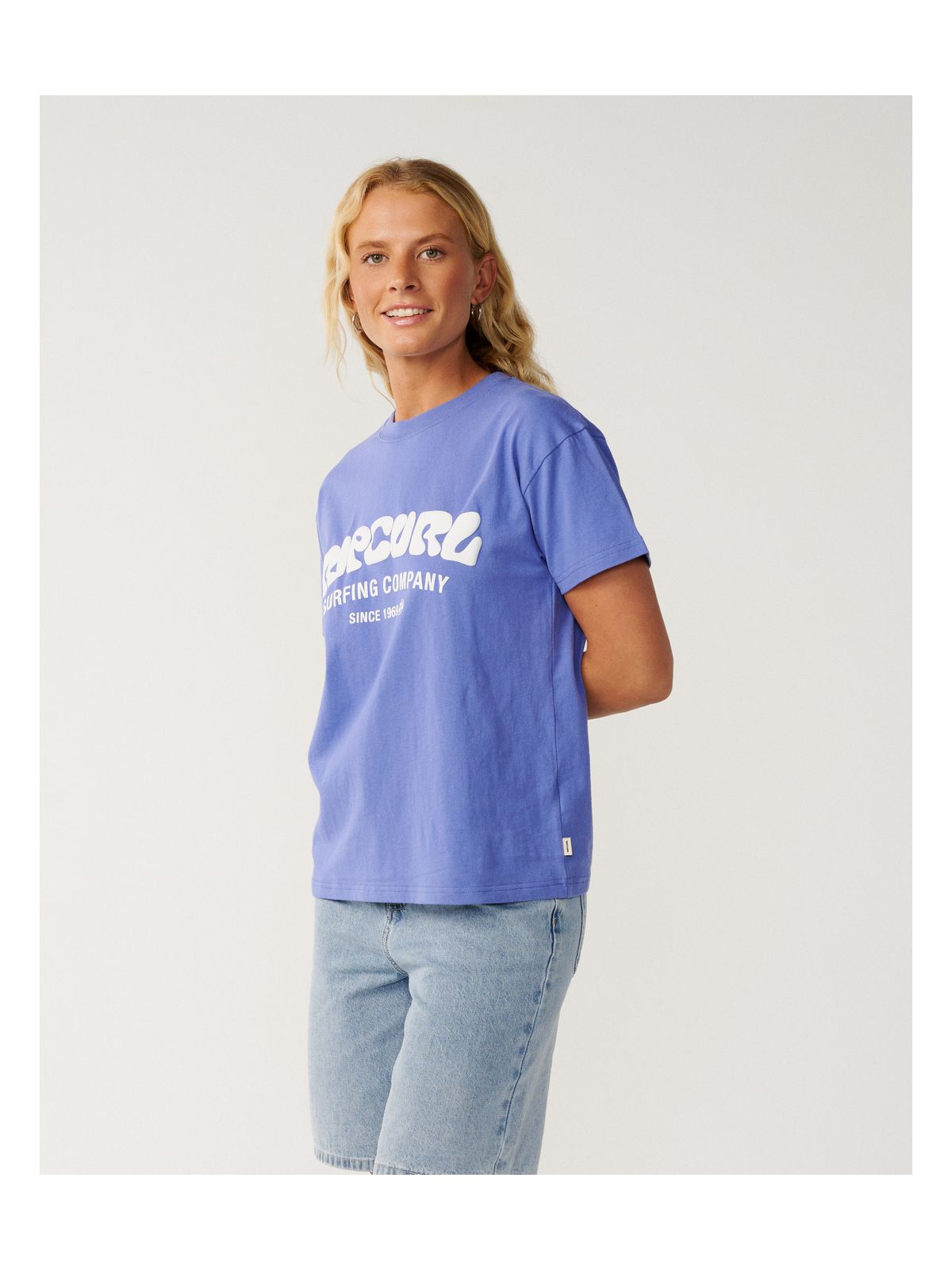 Koszulka damska RIP CURL Surf Puff Party Pack Relaxed granatowa