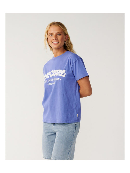 Koszulka damska RIP CURL Surf Puff Party Pack Relaxed granatowa
