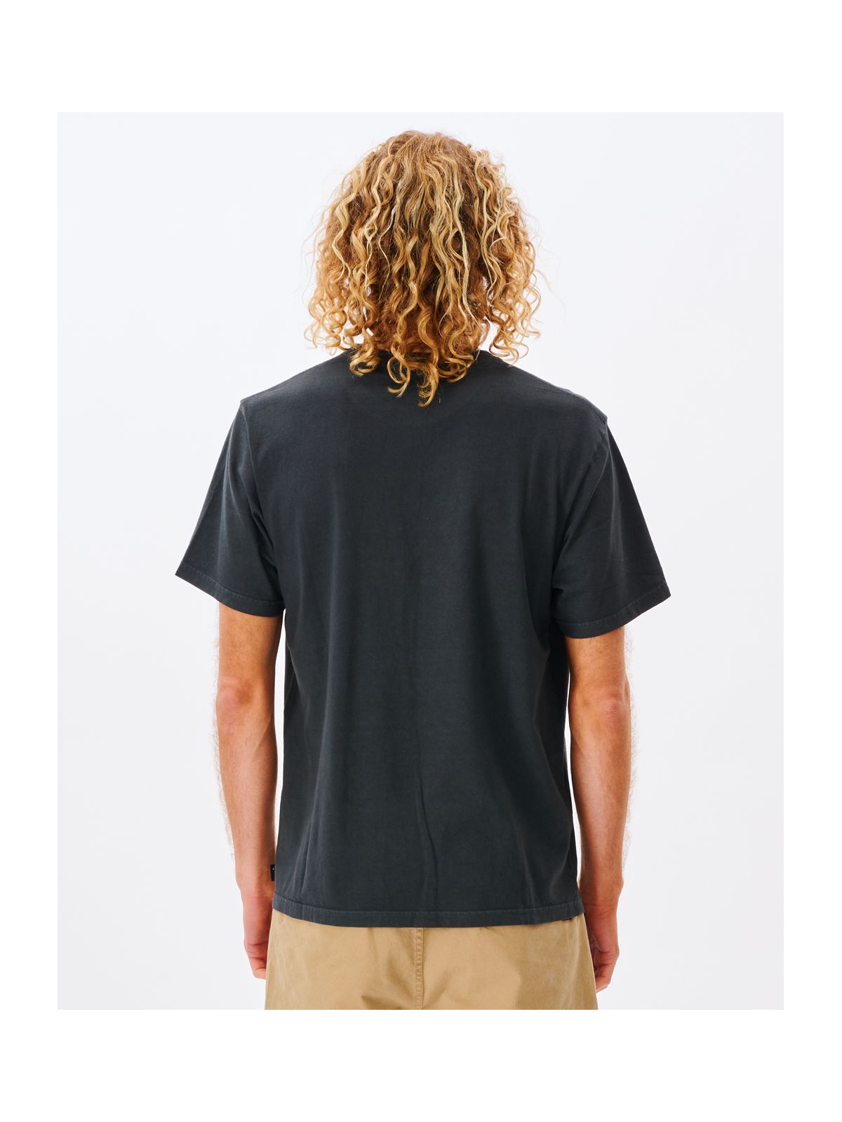 Koszulka męska RIP CURL Plain Wash Tee czarny