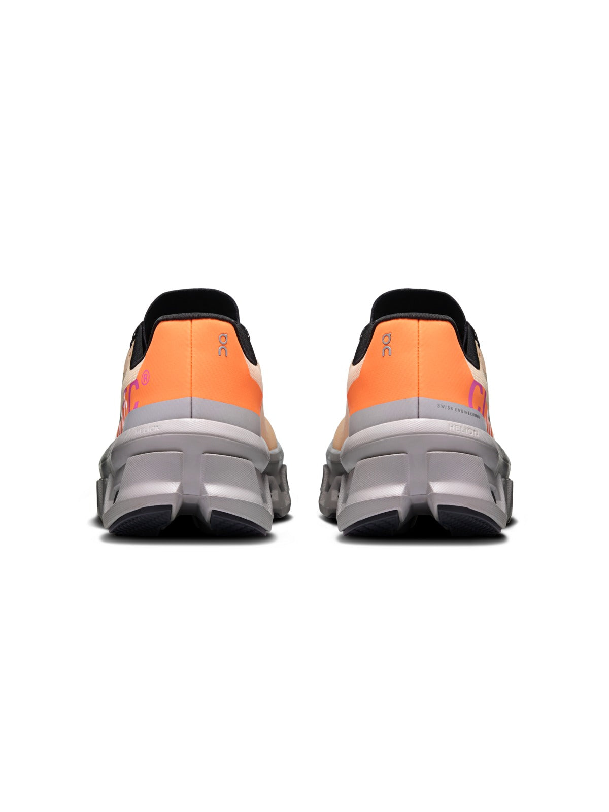 Buty do biegania damskie On Cloudmonster beżowo/pomarańczowe