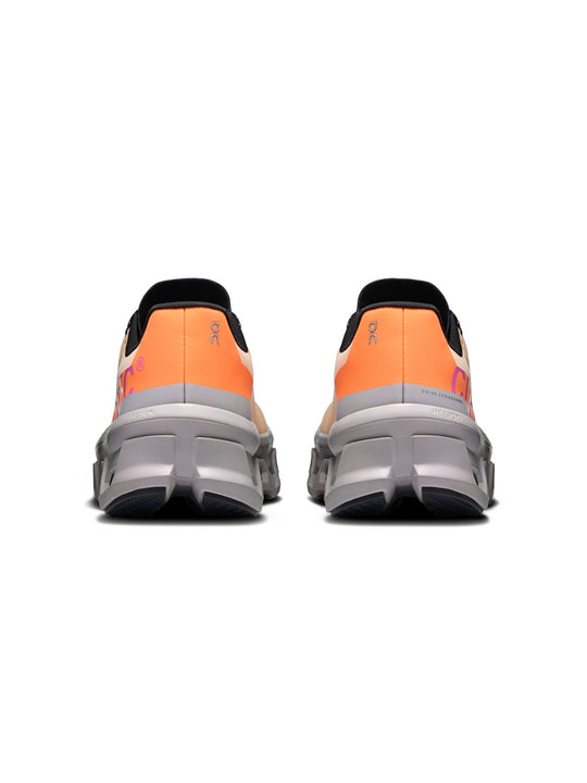 Buty do biegania damskie On Cloudmonster beżowo/pomarańczowe
