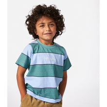 Koszulka RIP CURL Grom Energy Stripe Tee - Boy niebieski
