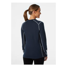 Koszulka damska Helly Hansen W Lifa Merino Midweight Crew niebieski - Adventure Sports
